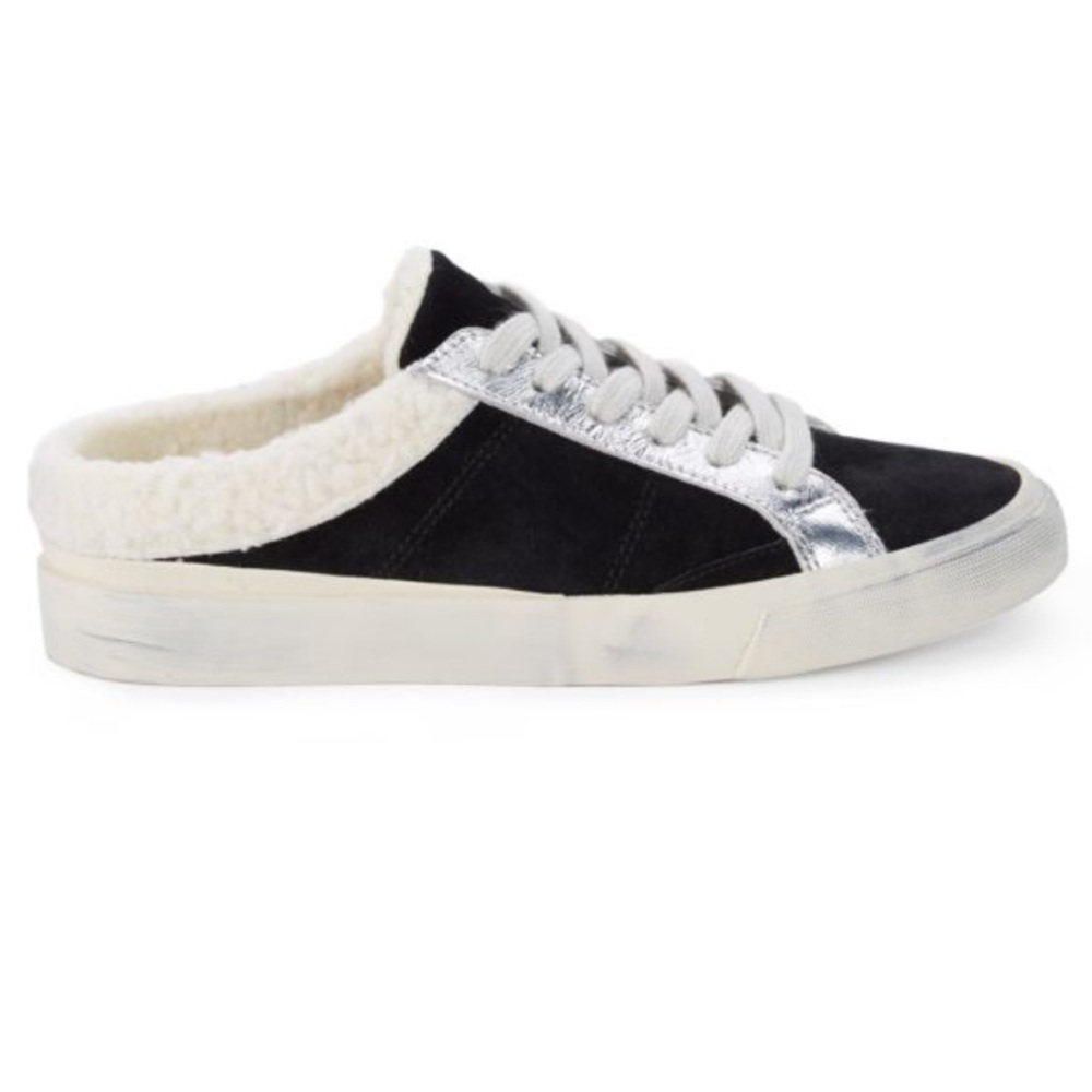 NWOB MARC FISHER LTD Miranda Faux Fur Mule Sneakers Women’s Size 8.5